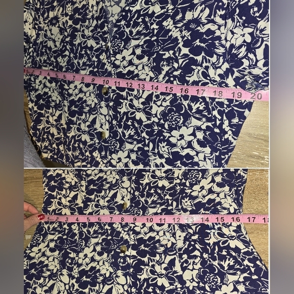 UNTUCKit for Her Camille Tie Sleeve Button Front Floral Print Dress Size 8 or M - Picture 8 of 10